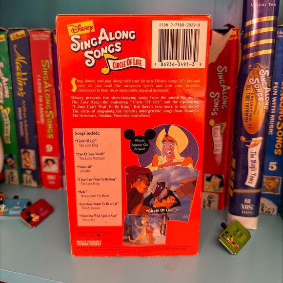 CIRCLE OF LIFE SING ALONG SONGS VHS - Picture 2 of 4